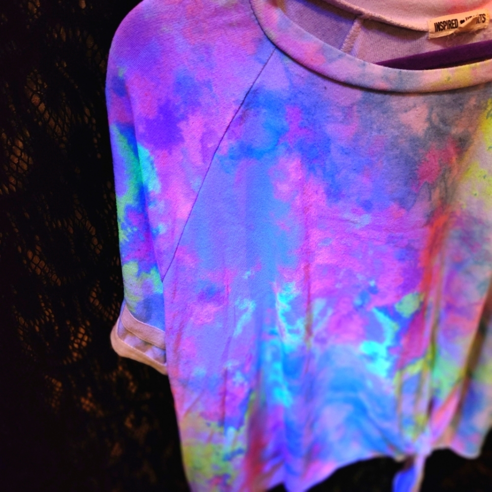 tye-dyed shirt